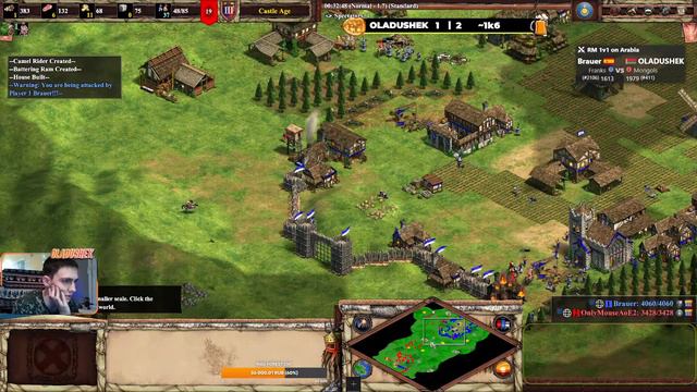 Давайте тратить оладки на нации и стратки - я снова играю только мышкой! [Age of Empires 2] смотреть онлайн