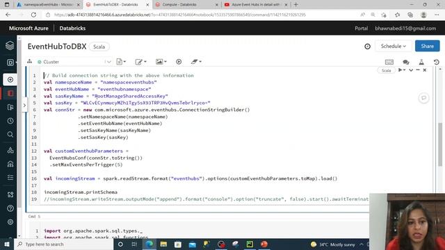 Stream data from Event hub to Databricks смотреть онлайн