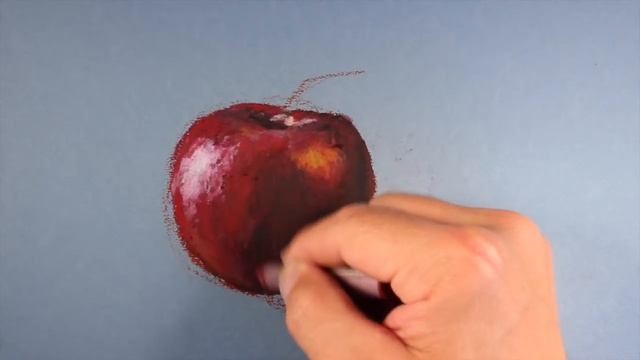 Oil Pastel Lesson - Apple смотреть онлайн