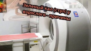 Зеленый кал (стул) у взрослого - причины