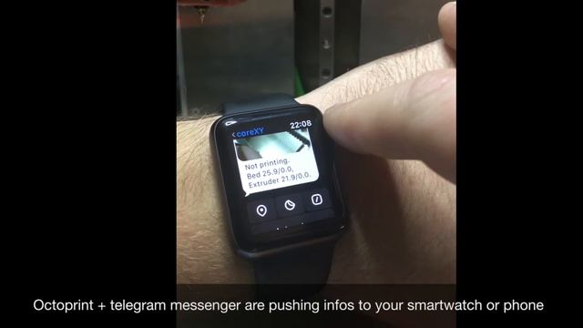 push-notifications from your 3D-printer with octoprint and telegram смотреть онлайн