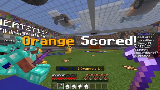 Someone made Rocket League in Minecraft, so I tested it out смотреть онлайн