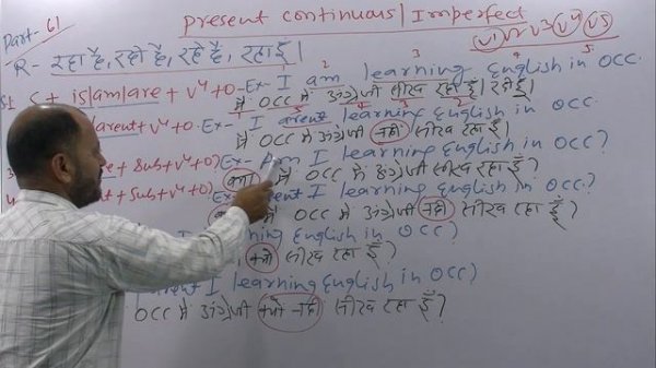 part -61 Present Continuous Tense