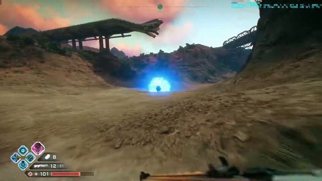 Rage 2 Bugged Meteorite Infinite Fall. Very Beautiful!
