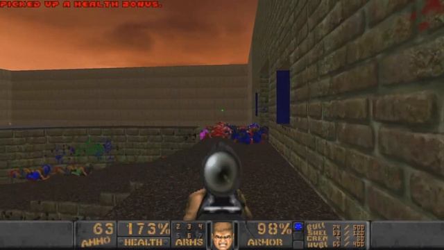 [Doom 2] - CLv66 - FinalDoomer - ColourFullHell - UV смотреть онлайн