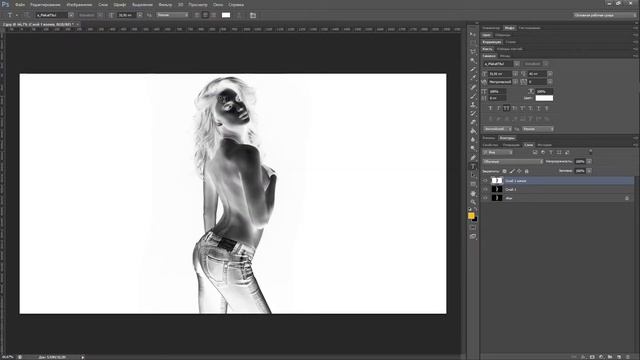 Карандашный рисунок из фото очень просто | Урок Adobe photoshop смотреть онлайн