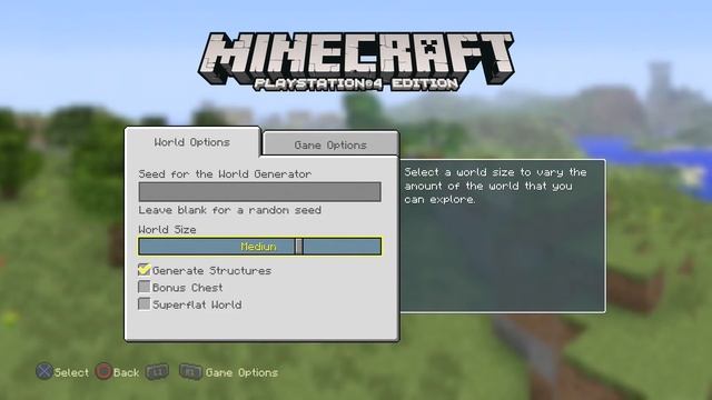 Minecraft PS4 How To Change World Size Settings смотреть онлайн