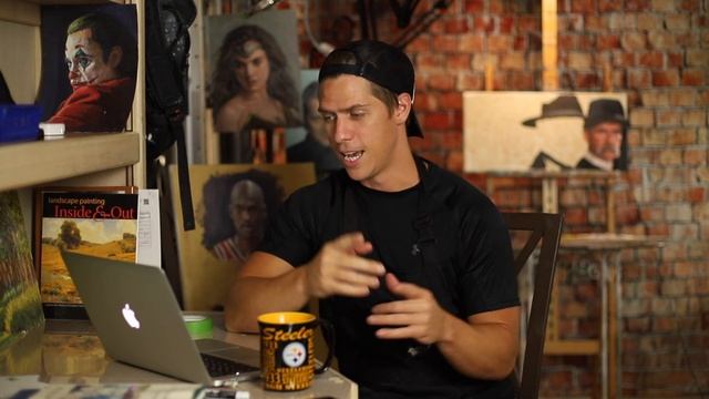 PAINT TALK: Water Mixable Oil Paint, Toning Canvas, Landscapes or Portraits, Backgrounds смотреть онлайн