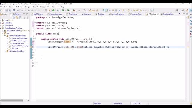 How to Convert (List of Integer) to (List of String) and Vice-versa Using JAVA 8|| Interview Specia смотреть онлайн