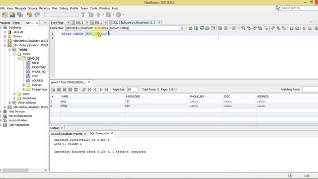 How We Alter table in java using netbeans in urdu смотреть онлайн