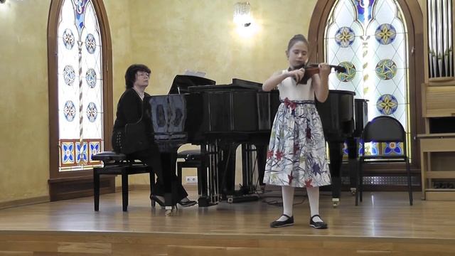 Д. Алар "Ноктюрн". Селянкина Таисия 8 лет, скрипка. ГБУДО г. Москвы ДМШ № 74 смотреть онлайн