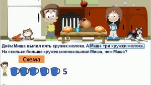 Урок. Задача. Задачи на разностное сравнение. Математика 1 класс. #учусьсам