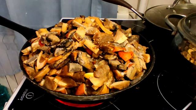 ★ Жареные грибы на зиму в банке. Подберезовики на зиму. смотреть онлайн