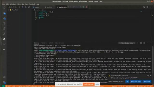 Deploying Flask API using Azure App Service : Microsoft Azure: Azure app service VSCode extension смотреть онлайн