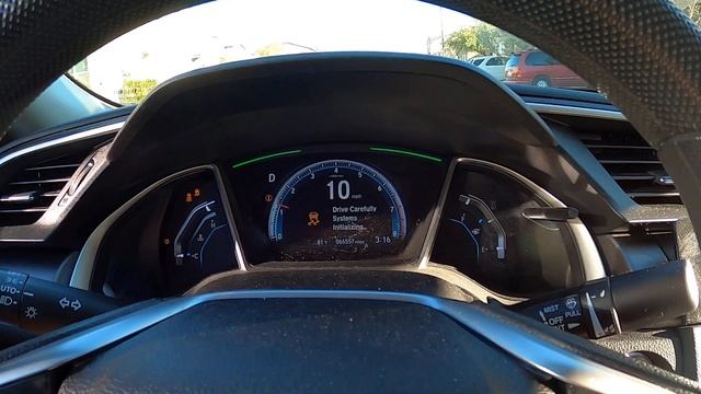 Drive Carefully Systems Initializing, 2017 Honda Civic Ex, 10th Gen Civic. (2021) #hondacivic