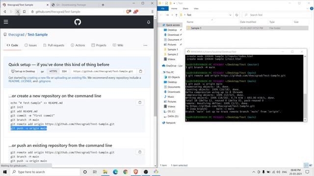 How to perform Add, Commit and Push in GitHub in Hindi (for beginners) смотреть онлайн