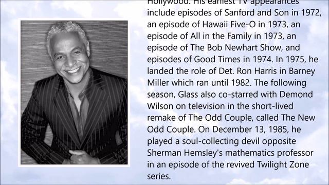 Ron Glass ● A Simple Tribute смотреть онлайн