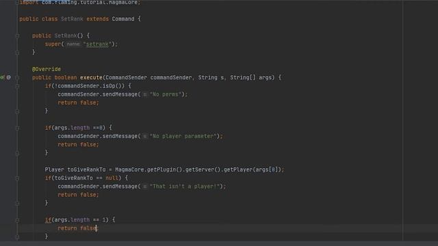 Nukkit Tutorial #7: Using Java objects to create a simple rank system смотреть онлайн