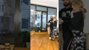 2 traditional head movement exits on Brazilian Zouk | Tiago & Julinha