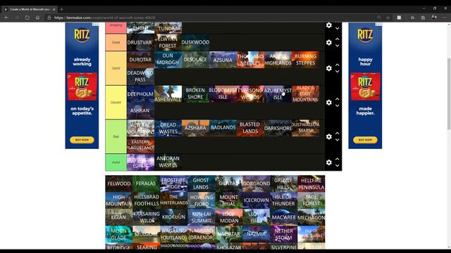 RANKING ALL ZONES IN WOW WORST TO BEST смотреть онлайн