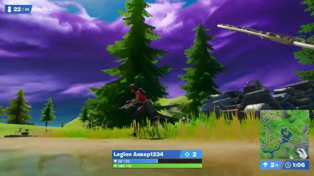 Первая королевская победа в 2 главе 2 сезоне Fortnite!!! (От кита) смотреть онлайн