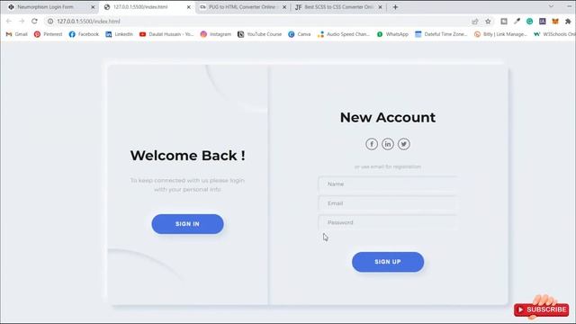 Create Contact Form & Login Form With HTML CSS JavaScript | HTML CSS JavaScript Contact Form смотреть онлайн