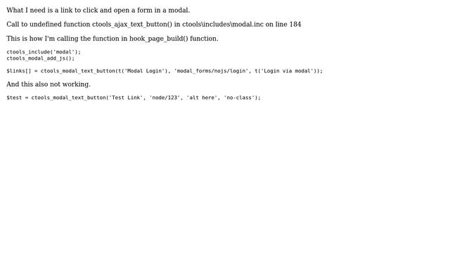 Drupal: Call to undefined function ctools_ajax_text_button() смотреть онлайн