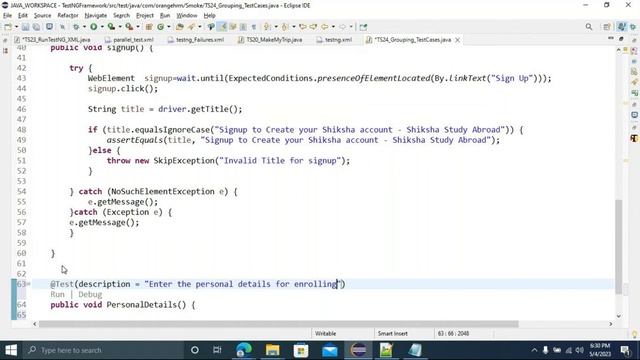Day142 How to execute testng.xml Suite files using Java Main Method || Group TestCases in TestNG смотреть онлайн