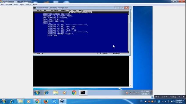 Working with DISPLAY|COBOL смотреть онлайн