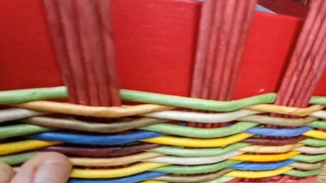 Коробка для мелочей #изгазетныхтрубочек. смотреть онлайн