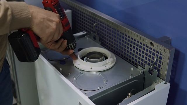 Как подключить коаксиальный дымоход 60/100 к котлу KoreaStar. смотреть онлайн