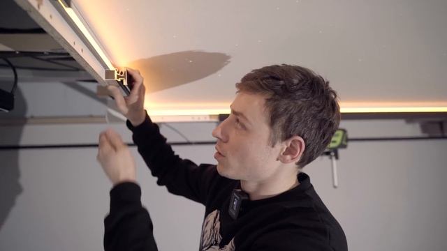 ЗВЕЗДНОЕ НЕБО НА НАТЯЖНОМ ПОТОЛКЕ С ПОДСВЕТКОЙ | парящий потолок |светодиодный двухуровневый потоло смотреть онлайн