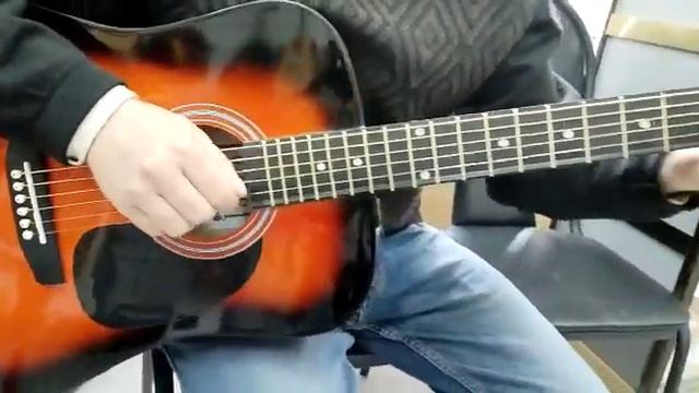 Акустическая гитара. Fabio SA105 смотреть онлайн