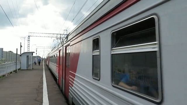 Отправление ДТ1-003 с сообщением Сланцы-Балтийский вокзал со станции Волосово. смотреть онлайн