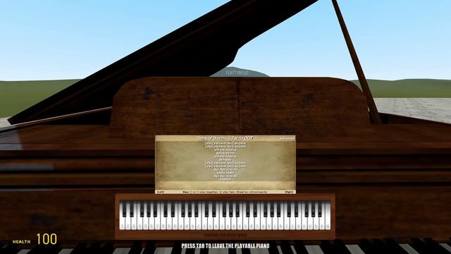 Zelda: Ocarina of Time - Song of Storms (Piano Garry's Mod) смотреть онлайн