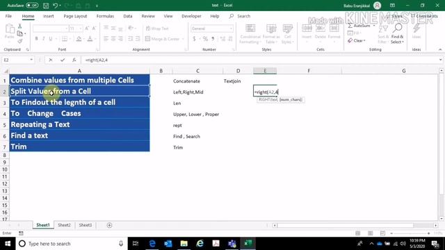 Some Useful text Function In Excel | смотреть онлайн