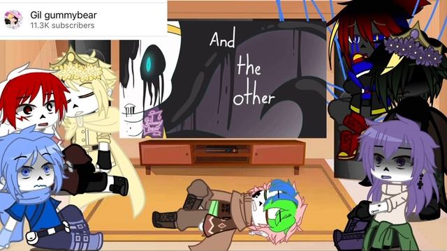 Some sans au react to dreamtale brothers || first reaction video || what’s your favourite colour смотреть онлайн