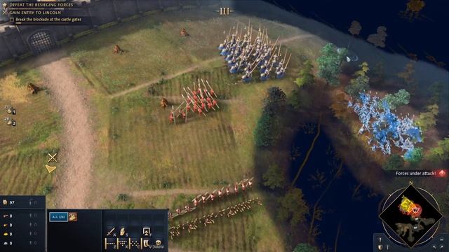 The Normans: First Battle of Lincoln Walkthrough - Age of Empires 4 Campaign смотреть онлайн