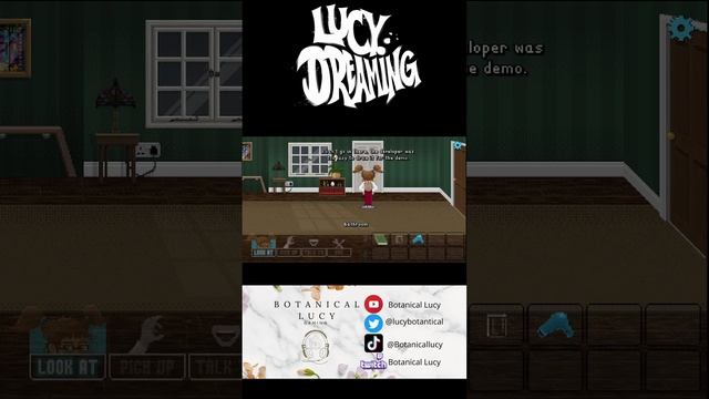 Hilarious British Game Lucy Dreaming #pointandclick #indiegame #shorts смотреть онлайн