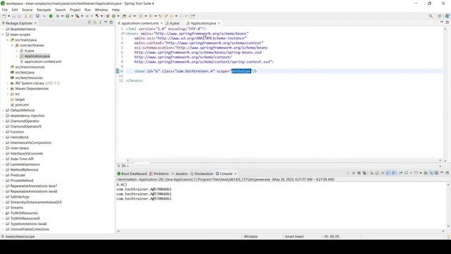 What is Bean scope? #spring #springcore #springframework #springbean #telugu || The Tech Trainer смотреть онлайн