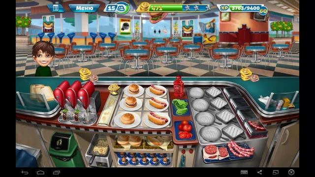 Кухонная Лихорадка Закусочная Полный Апгрейд/ Cooking Fever Fast Food Court Fully Upgraded смотреть онлайн