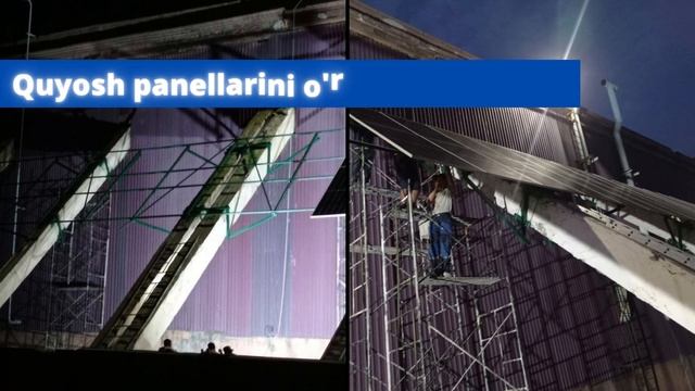 YANGI LOYIHA«Farg'ona Issiqlik Elektr Markazi» AJ  60 KWt Lik On Grid Quyosh Fotoelektrik Stansiyas