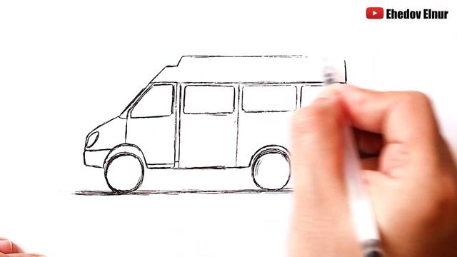 Как нарисовать Скорую Помощь | Как научиться рисовать смотреть онлайн