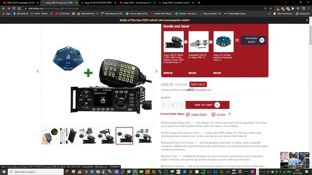 XIEGU G90 HF Transceiver -20watts Removeable Head Unit смотреть онлайн