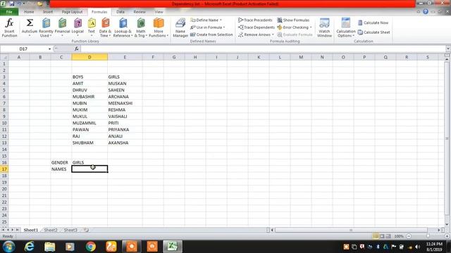 Create Dependency List in Excel... смотреть онлайн