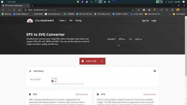 Mudah ubah file EPS adobe illustrator jadi file SVG смотреть онлайн