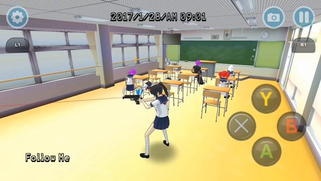 Testing the new weapons ・ High School Simulator 2017 смотреть онлайн