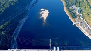 Красноярская ГЭС и Красноярское водохранилище 2022.4К