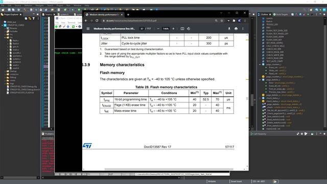 STM32 | Тест FLASH памяти МК смотреть онлайн
