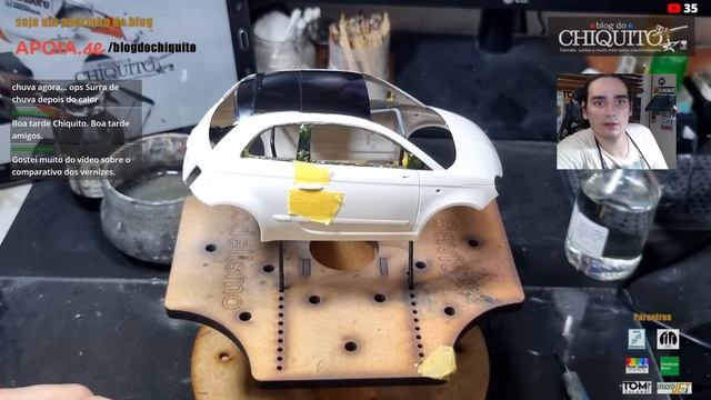 curso de plastimodelismo. Fiat 500 1/24, Aula 20 (temporada 5) смотреть онлайн